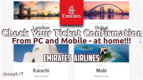 Emirates Ticket Check: How to Check Your Emirates Flight .